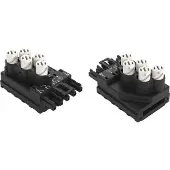 Wago 772-262 Abgriffmodul,für Flachleitung,5 x 2,5 mm2 + 2 x 1,5 mm2,schwarz 772262 - 10 Stück