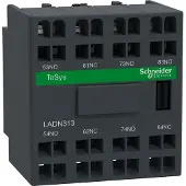 Schneider Electric LADN313 Hilfsschalterblock, 3S+1Ö, Federzuganschluss