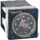 Schneider Electric RE48AMH13MW Zeitrelais ansprechverz./Wischer, 0,02 s-300 h, 2 W, 24-240VAC/DC, Format 48x48