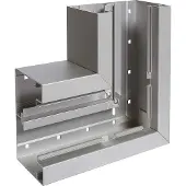 Hager BRA851305ELN Flachwinkel aus Grundprofil zu BRA 85x130mm Oberteil 80mm aus alu natureloxiert