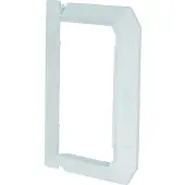 Hager G15117035 Wand-Blende halogenfrei BRN 70x110mm lg