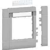 Hager GR1002ALAN Rahmenblende modular, BRH, ZS 55, OT 100, hfr, Beschriftungsfeld, lack alu