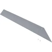 Hager AKE4000702 Endstück zweiseitig aus Stahlblech zu Aufbodenkanal AK 400x70mm