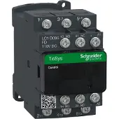 Schneider Electric LC1D096FD Leistungsschütz LC1D 3p, +1S+1Ö, 4 kW, 9 A, 400 V AC3, Spule 110 V DC