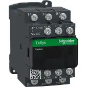 Schneider Electric LC1D186SL Leistungsschütz LC1D 3p, +1S+1Ö, 7.5 kW, 18 A, 400 V AC3, Spule 72 V DC