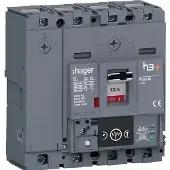 Hager HMS101NC Leistungsschalter h3+ P160 Energy 4P4D N0-50-100% 100A 50kA CTC