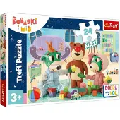 Trefl Puzzle Gute Nacht, Treflici: Bedtime Games maxi 24 Stück 1 St