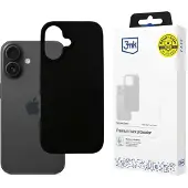 3MK Silicone Case iPhone 16 Plus 6.7" czarny/black