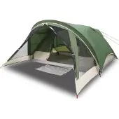 vidaXL Campingzelt 4 Personen Grün Wasserdicht