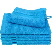 Dyckhoff Waschhandschuh "Siena", (Set, 6 tlg.), mit Bordüre