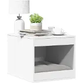 vidaXL Katzenklo Weiß 47x59x42 cm Holzwerkstoff