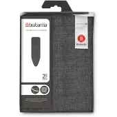 Brabantia Bügelbrettbezug B - 124 x 38 cm - Komplett-Set - Denim Black