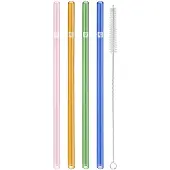 Zwilling - Sorrento Farbige Glasstrohhalme - 4er-Set