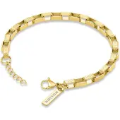 Police Armband "Player", gold (gelbgoldfarben), Armbänder, 21,5cm, Edelstahl, Armband