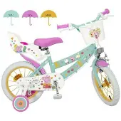 Toimsa 12" Peppa Pig Kinderfahrrad Grün