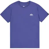 Alpha industries T-Shirt "Basic T-Shirt SL", Herren, Gr. S, lila (night lila), Obermaterial: 100% Baumwolle, Shirts T-Shirt