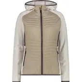 CMP Damen Kapuzensweat WOMAN JACKET FIX HOOD HYBRID