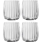 Spiegelau Becher "LifeStyle", transparent, B:8,3cm H:9cm Ø:8,3cm, Kristallglas, Trinkgefäße, Becher, 340 ml, 4-teilig