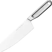 Fiskars All Steel Santoku Messer, 16 cm, Japanisches Küchenmesser für ideale Schneidergebnisse von Fisch und Fleisch, 1 Messer