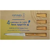 Opinel No 125 BON APPETIT Tafelmesser-Set, 4 Stück 254224