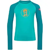 TROLLKIDS - Kid's Kvalvika Shirt - Funktionsshirt Gr 98 türkis