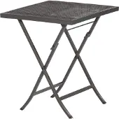 Merxx Gartentisch Samos, klappbar, 60 x 60 cm - Stahlgeflecht