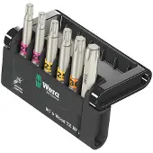 Wera Bit-Check Wood TORX HF 1 SB, 6-teilig - 05073639001