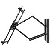 Nedis TVWM6570BK Vollbewegliche-TV-Wandhalterung 50-100 Zoll bis 70 kg kippbar
