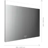 Emco 107140007000300 LED-Lichtspiegel MI 250+
