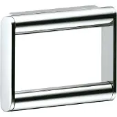 Keuco PLAN Toilettenpapierhalter, diebstahlgesichert, schwenkbar, 14961070000, Farbe: Edelstahl