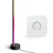 Philips Hue Set: Gradient Signe Tischleuchte Schwarz + Bridge