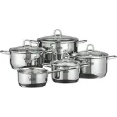 Elo Topf-Set "Rubin", silber (silberfarben), Töpfe, Topf-Set, Induktion