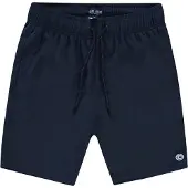 Cars Jeans Badeshorts "BEMINO", Jungen, Gr. 10 (140), N-Gr, blau (navy), Web, Polyester, unifarben, Badehosen Badeshorts