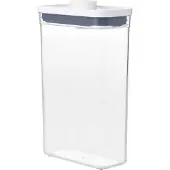 Kaz Europe SA OXO POP Vakuumbehälter, schmales Quadrat, Hochwertige Vorratsdosen für eine einfache Oragnisation von Lebensmitteln, 1 Stück - 1,8 Liter
