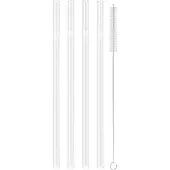 Zwilling - Sorrento Gerade Glasstrohhalme - 4er-Set