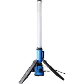 Ledino LED Lichtsäule Strahlersäule Arbeitsstrahler Alu Schwarz IP54 H 100 cm