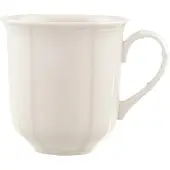 Villeroy & Boch Becher "Henkelbecher Manoir 300 ml weiß", weiß, B:8,8cm H:9cm Ø:8,8cm, Porzellan, Trinkgefäße, Becher, Spülmaschinenfest, Mikrowellensicher