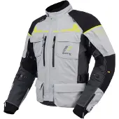 Rukka Ecuado-R Motorrad Textiljacke, hellgrau/neon, 48