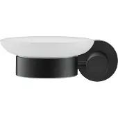 Duravit D-Code Seifenschale, wandhängend, links, 0099174600, Farbe: Schwarz Matt
