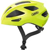 ABUS Rennradhelm Macator MIPS - Fahrradhelm für Einsteiger mit Schirm - geeignet für Zopfträger/-innen - für Damen und Herren - Gelb, Größe S (51-55 cm)