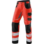 Kübler Sommerhose REFLECTIQ PSA 2 warnrot/schwarz Form 2407 Grösse 24K