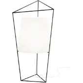 Kdln Tischleuchte Tatu, messingfarben, Höhe 69 cm, Glas