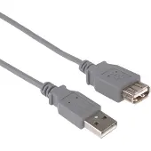 OEM PremiumCord KUPAA1, 1 m, USB A, USB A, USB 2.0, 0,48 Gbit/s, Grau