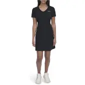 DKNY Mini Stud Logo Kurzarmkleid