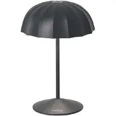 Sompex LED-Tischleuchte Ombrellino schwarz, Designer Eduard Euwens, 24 cm; Schirm 6.1 cm
