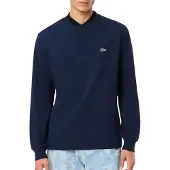 Lacoste Langarmshirt T-shirt manches longues en jersey de coton herren
