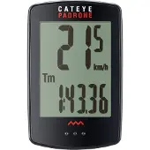 Cateye Padrone Pa100w Fahrradcomputer Schwarz Schwarz One Size