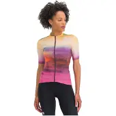 Sportful Damen-Radtrikot Flow Supergiara-Beige/Rosa-L