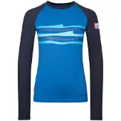TROLLKIDS - Kid's Haukland Shirt - Lycra Gr 92 blau