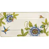 Villeroy & Boch Servierplatte "Servierteller Amazonia 44 x 23 cm bunt", bunt, L:23cm, Porzellan, Servierplatten, Servierplatte